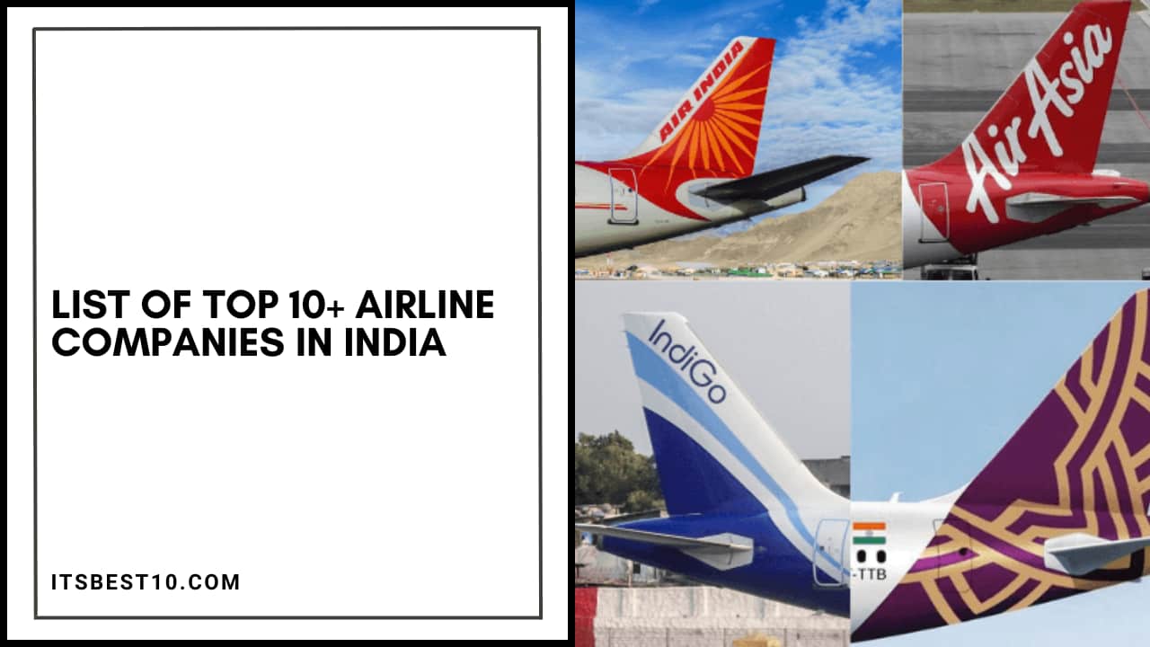 List of Top 10+ Airline Companies in India