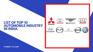 List of Top 10 AutoMobile Industry in India