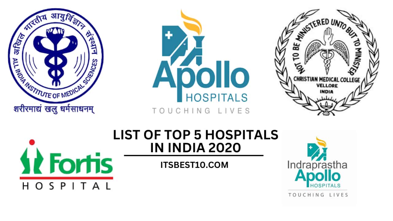 List of Top 5 Hospitals in India 2020