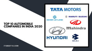 Top 10 Automobile Companies in India 2020